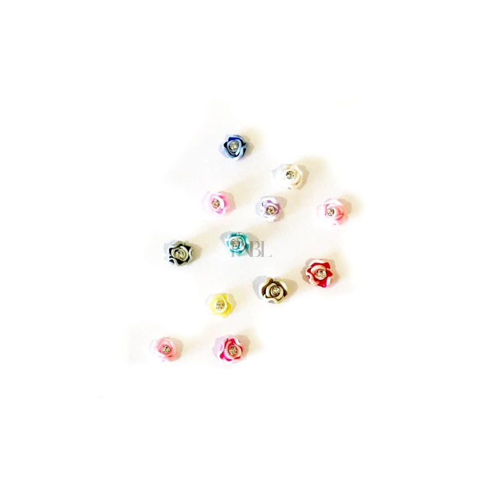 3D Roses Mix - 12PCS