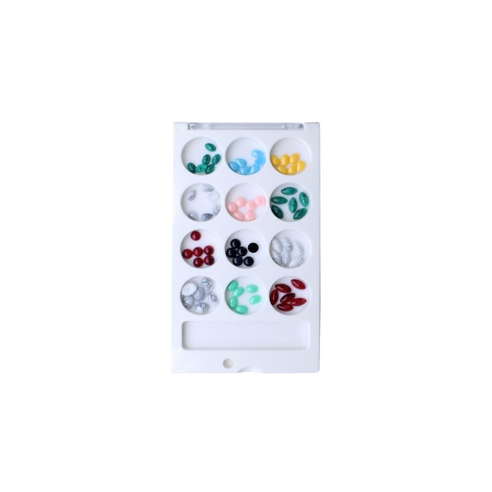 3D Oval - Gemstone Set - 02