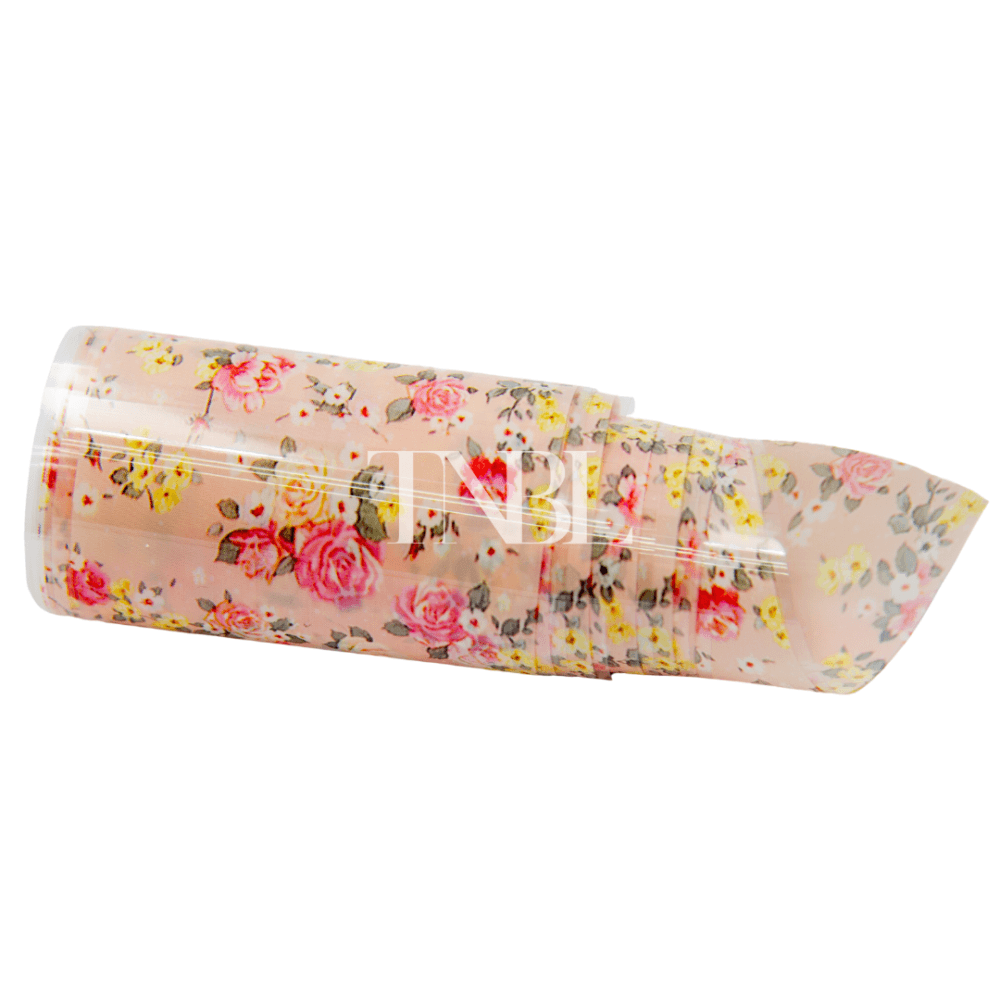 Nail Art Foil - Flower - pot - Pink