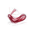 Angel strands - Red