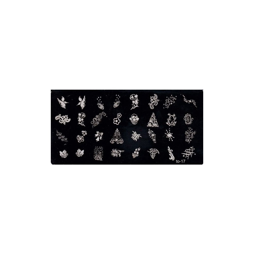Nail Art Stamping Plate - #T17
