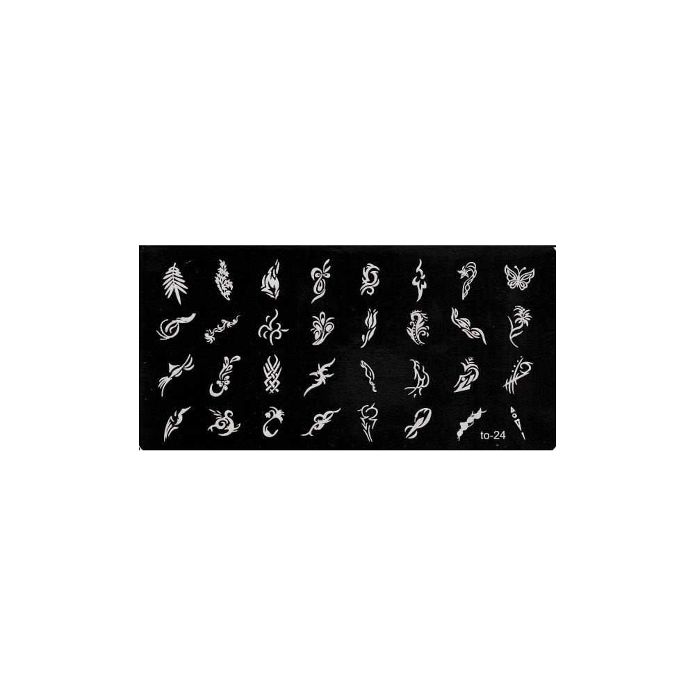 Nail Art Stamping Plate - #T24