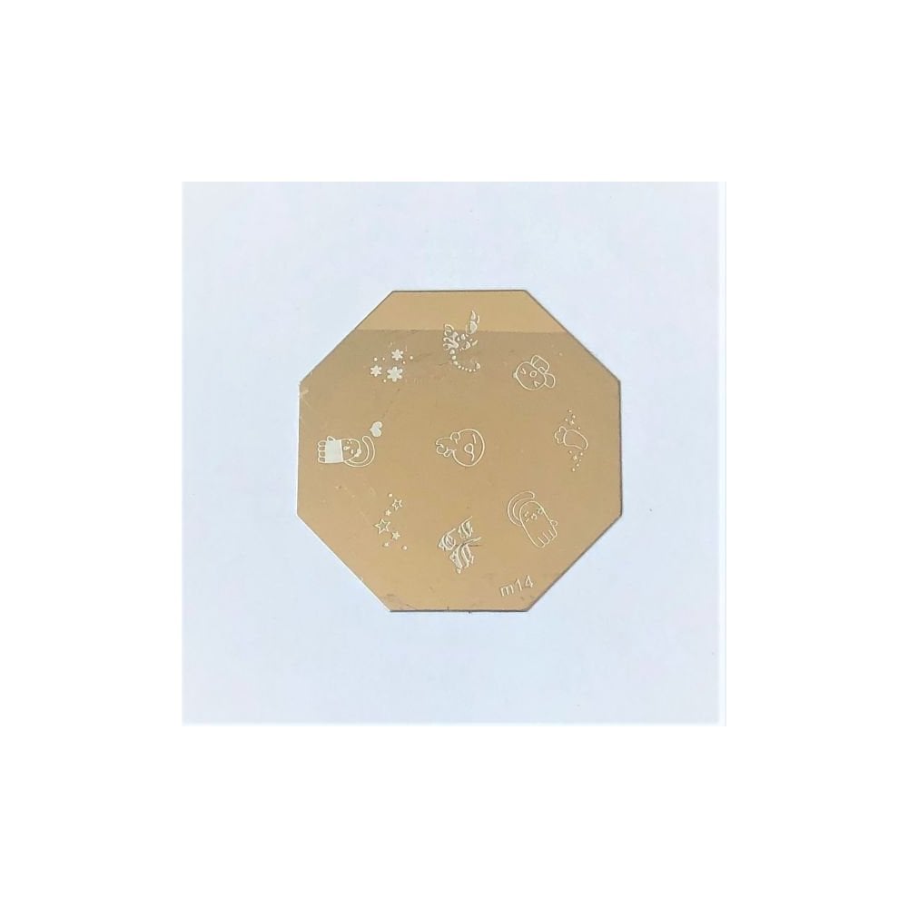 Nail Art Stamping Plate - #M14