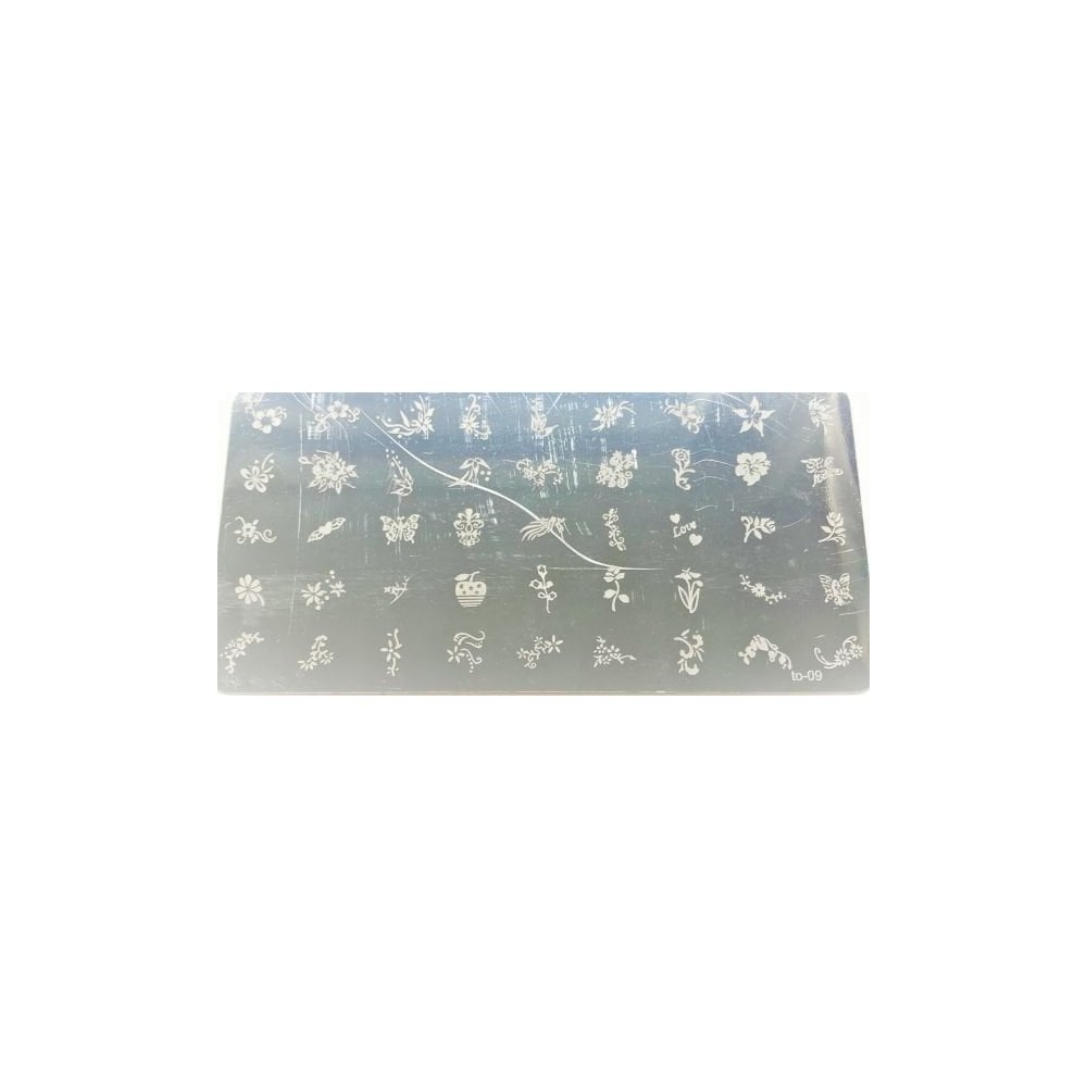 Nail Art Stamping Plate - #T09