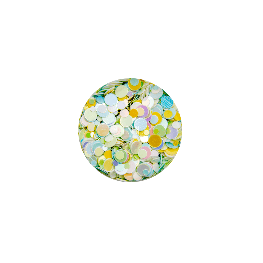 Nail Art Pot - Round Confetti Gillter POLKADOT#2
