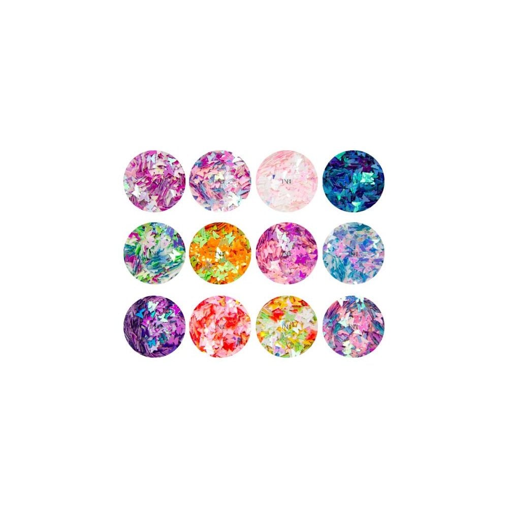 Nail Art - Butterfly - Set of 12