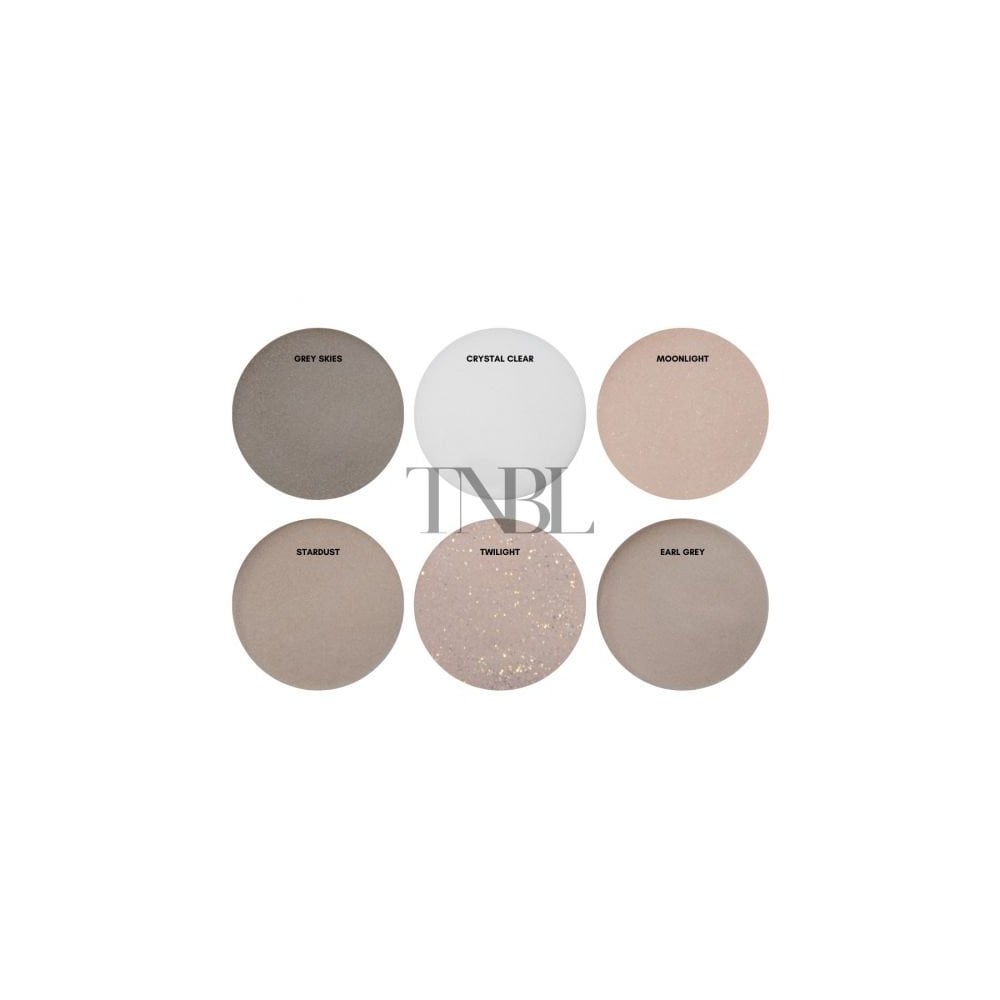 TNBL Acrylic Powder - Grey Collection Trial Kit (6 x 3g)