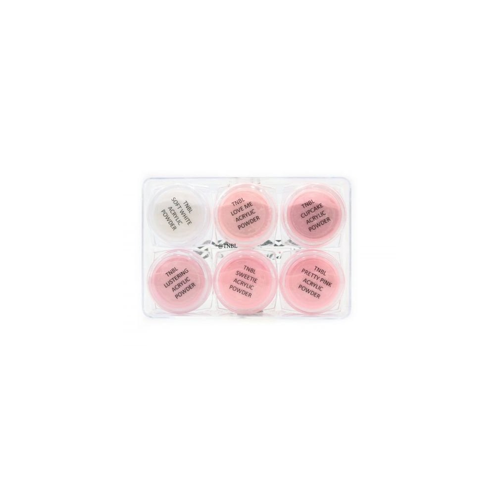 TNBL Acrylic Powder - Pink Ombre Collection Trial Kit (6 x 3g)