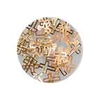 Nail Art Pot - Gold/Rose Gold - CROSS1