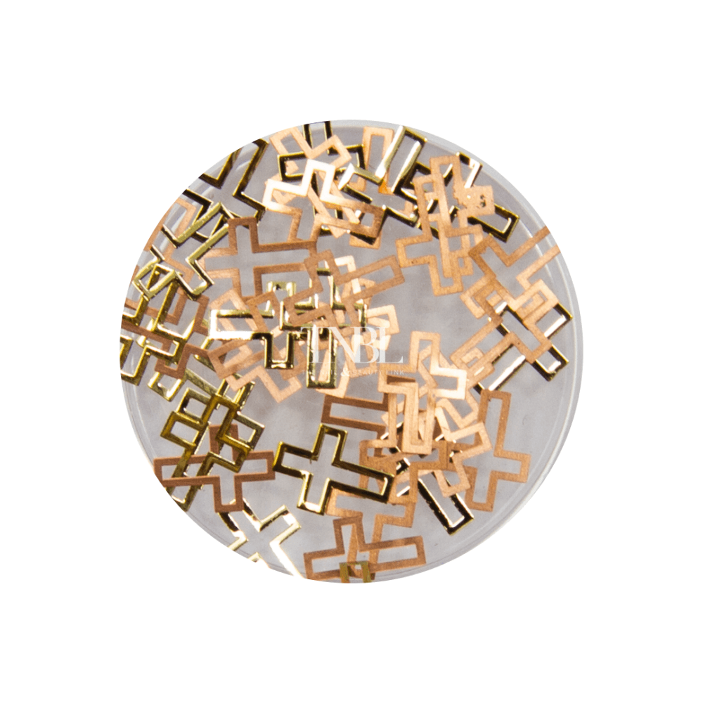 Nail Art Pot - Gold/Rose Gold - CROSS1