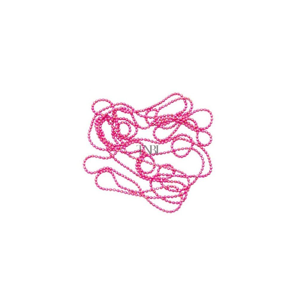Beaded Chain - Pink & Gold