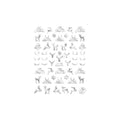 Sticker - Christmas CB148 (3COLOURS)