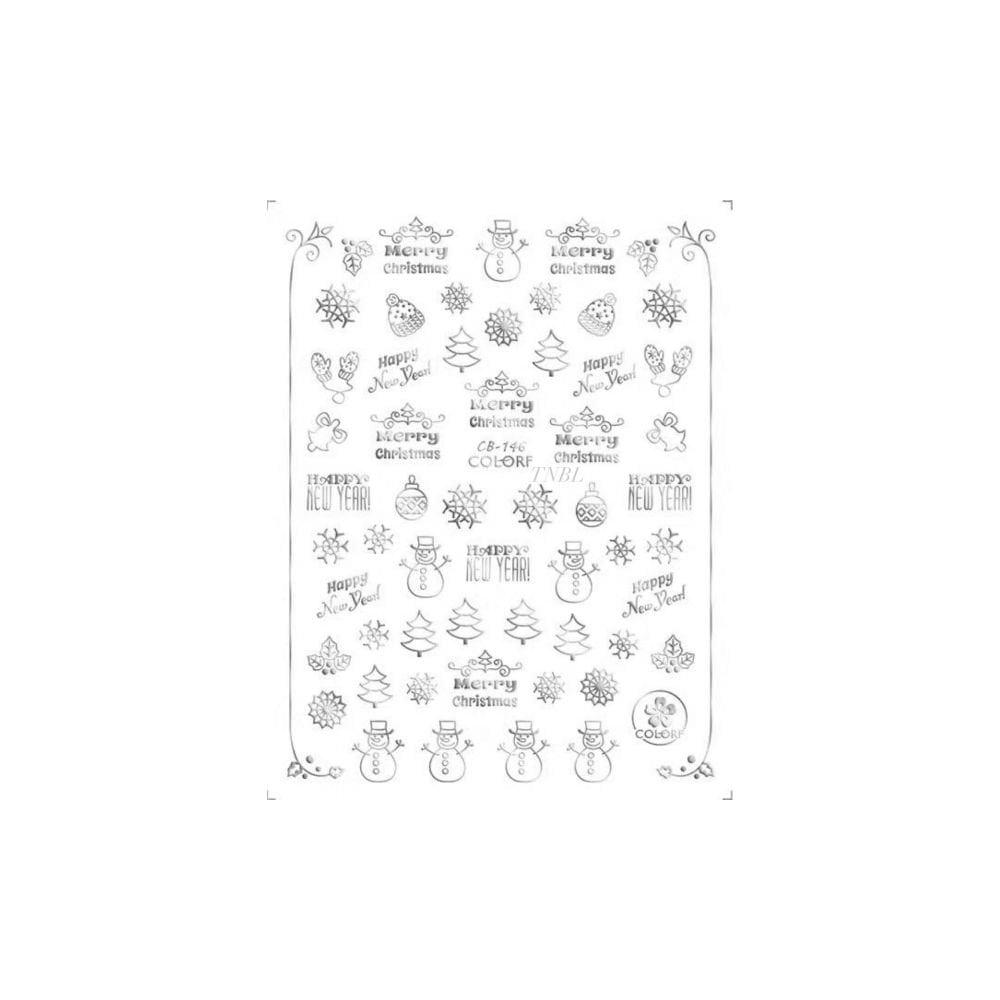 Sticker - Christmas (Silver Set)