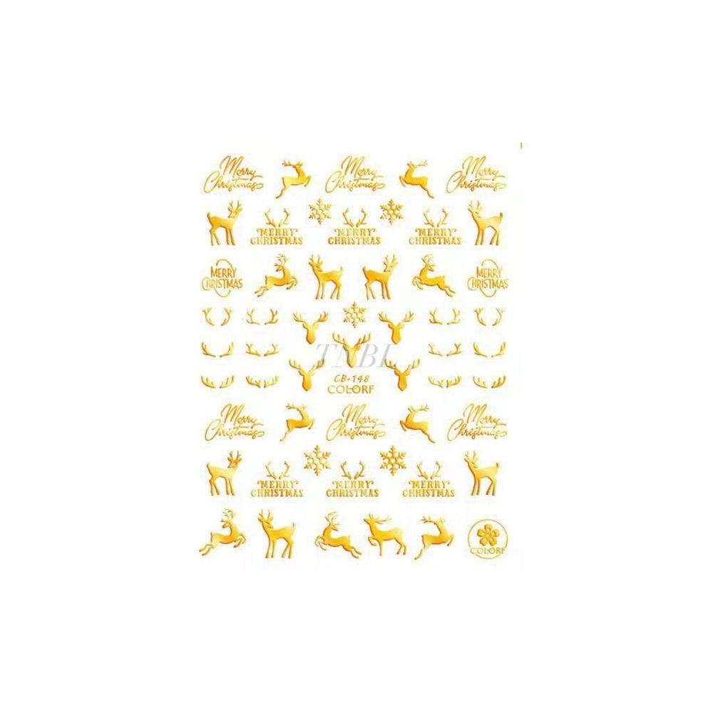 Sticker - Christmas (Gold Set)