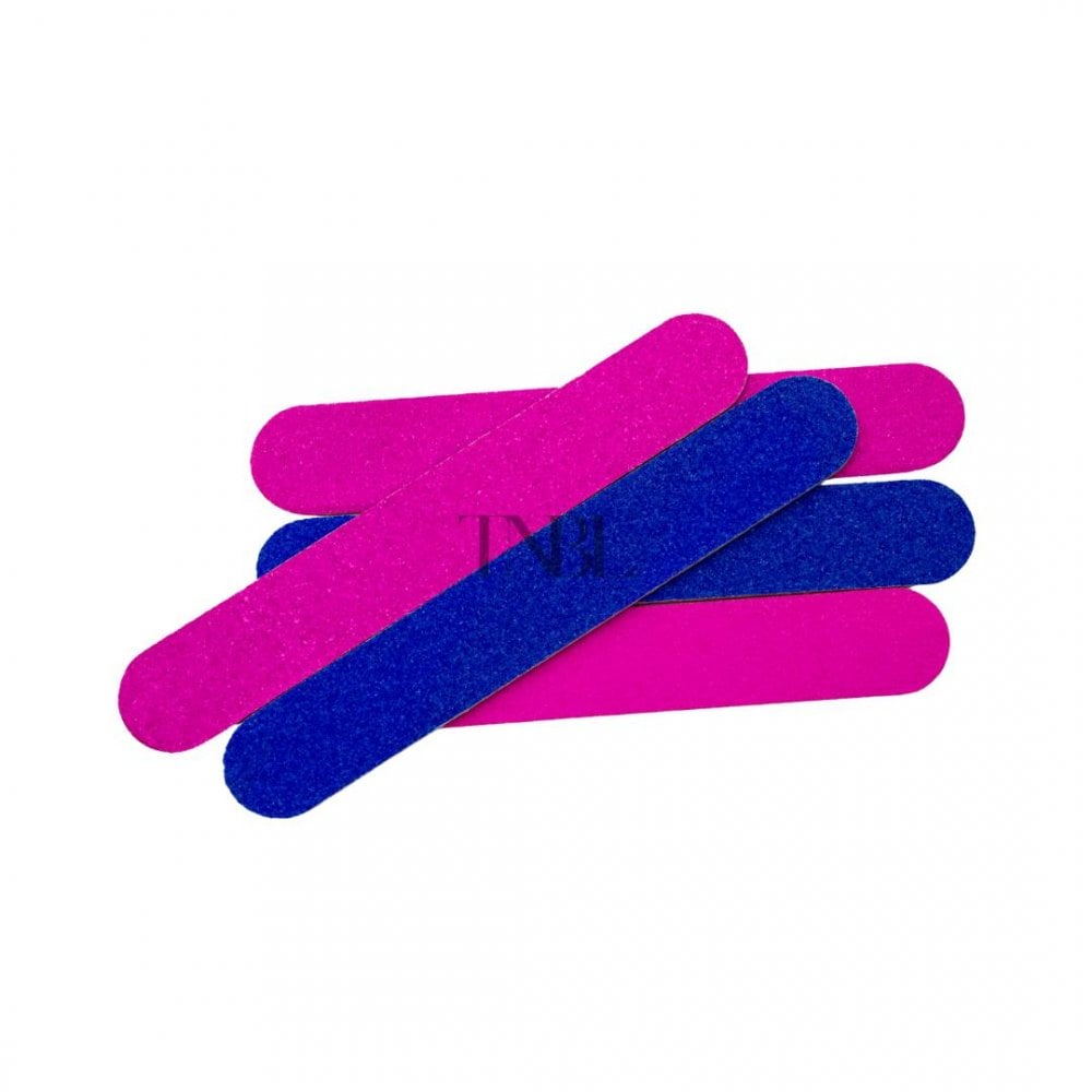 Mini Emery Boards Blue/Pink 5pcs