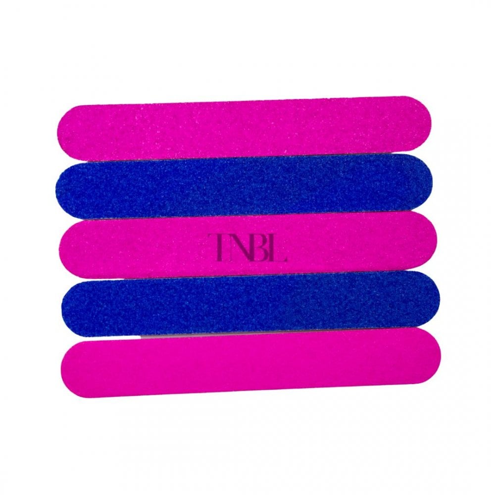 Mini Emery Boards Blue/Pink 5pcs