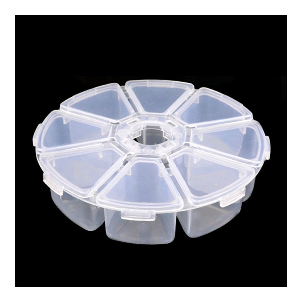 Nail Art Round Storage Box