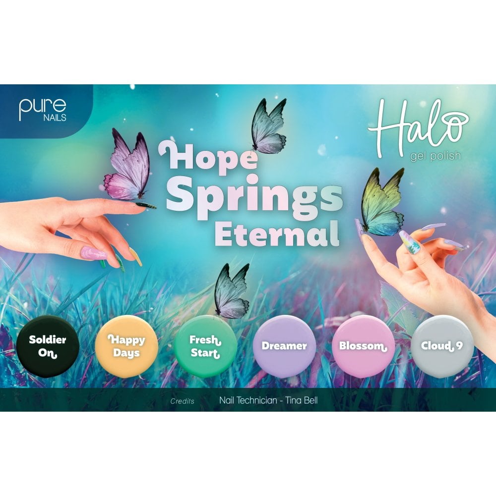 HALO Salon Poster Size A4 - Hope Springs Eternal