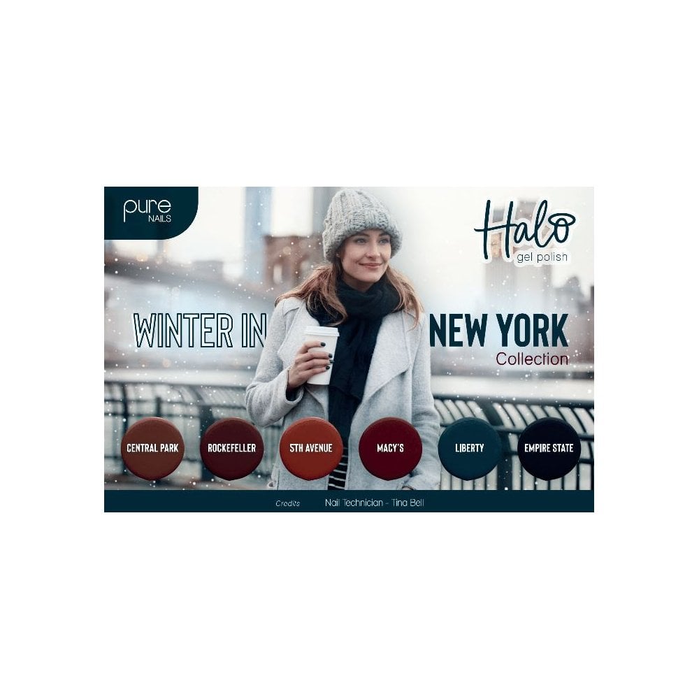 HALO Salon Poster Size A4 - Winter in NY