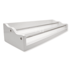 2-Tier Wooden Gel & Nail Polish Display Stand - White