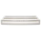 2-Tier Wooden Gel & Nail Polish Display Stand - White