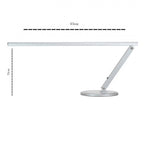 LED Daylight Desktop Table Lamp - Silver/Black
