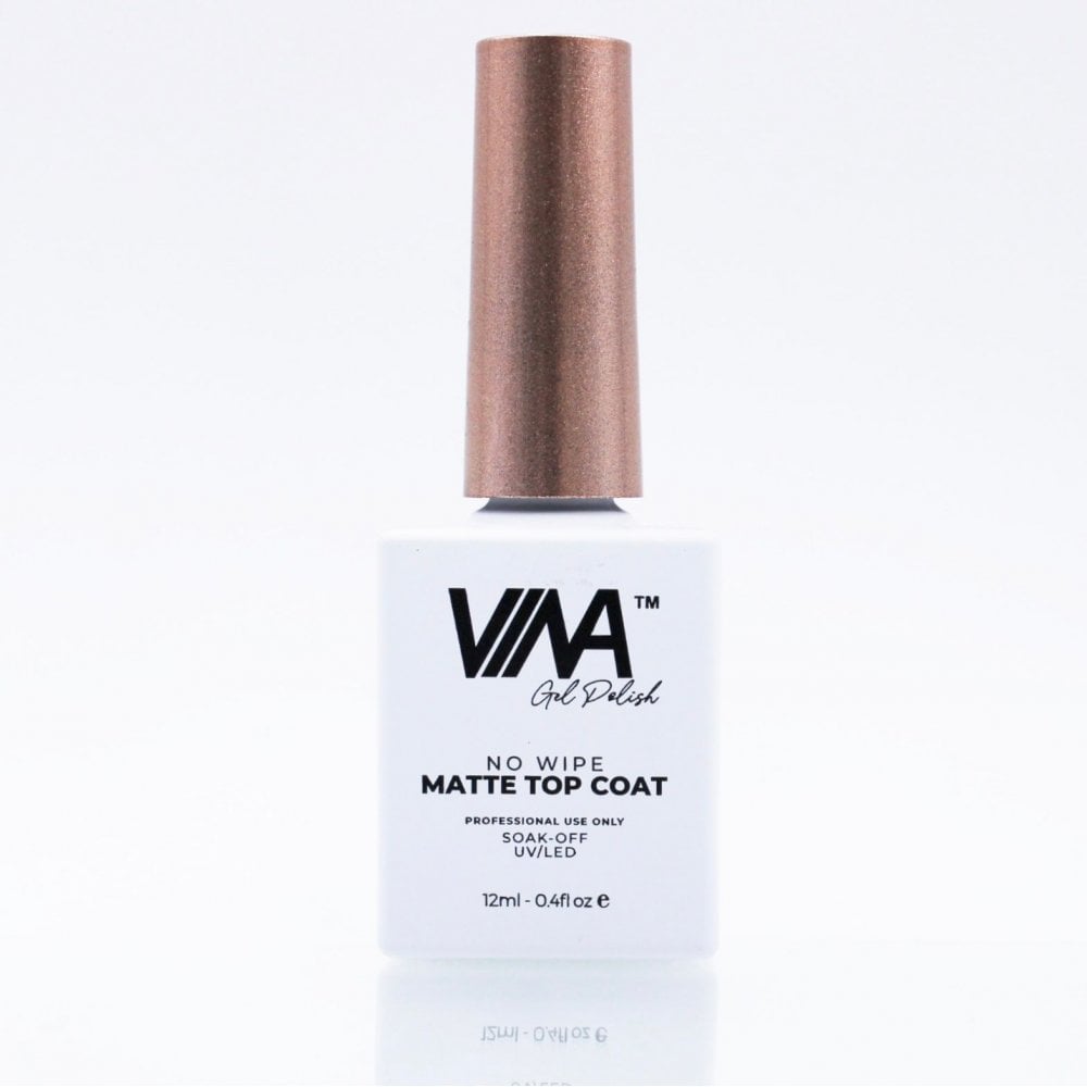 VINA Gel Polish Essentials 12ml - No Wipe Matte Top Coat