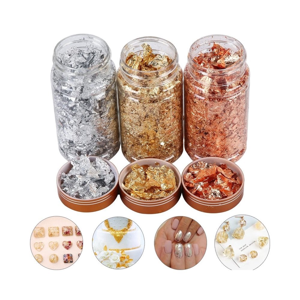 Nail Art Foil Leaf Jar