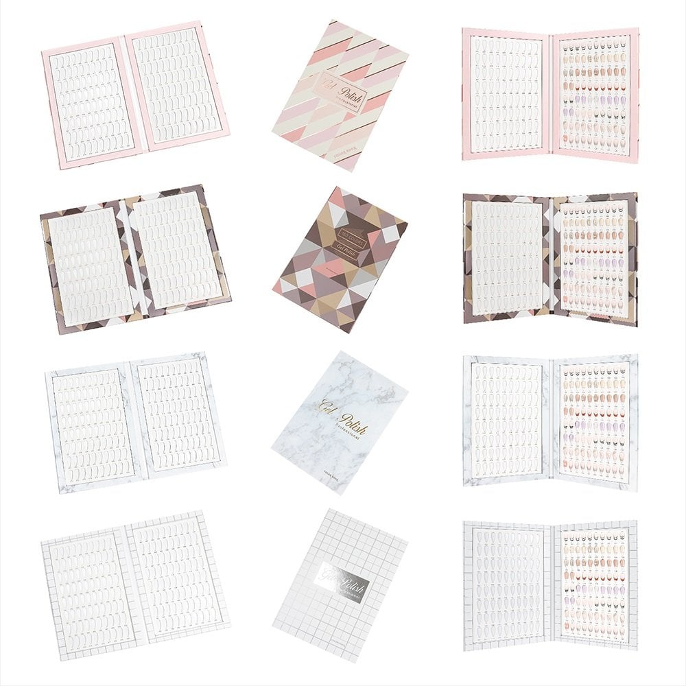 Gel Polish Display Book Stiletto 160 slots & tips