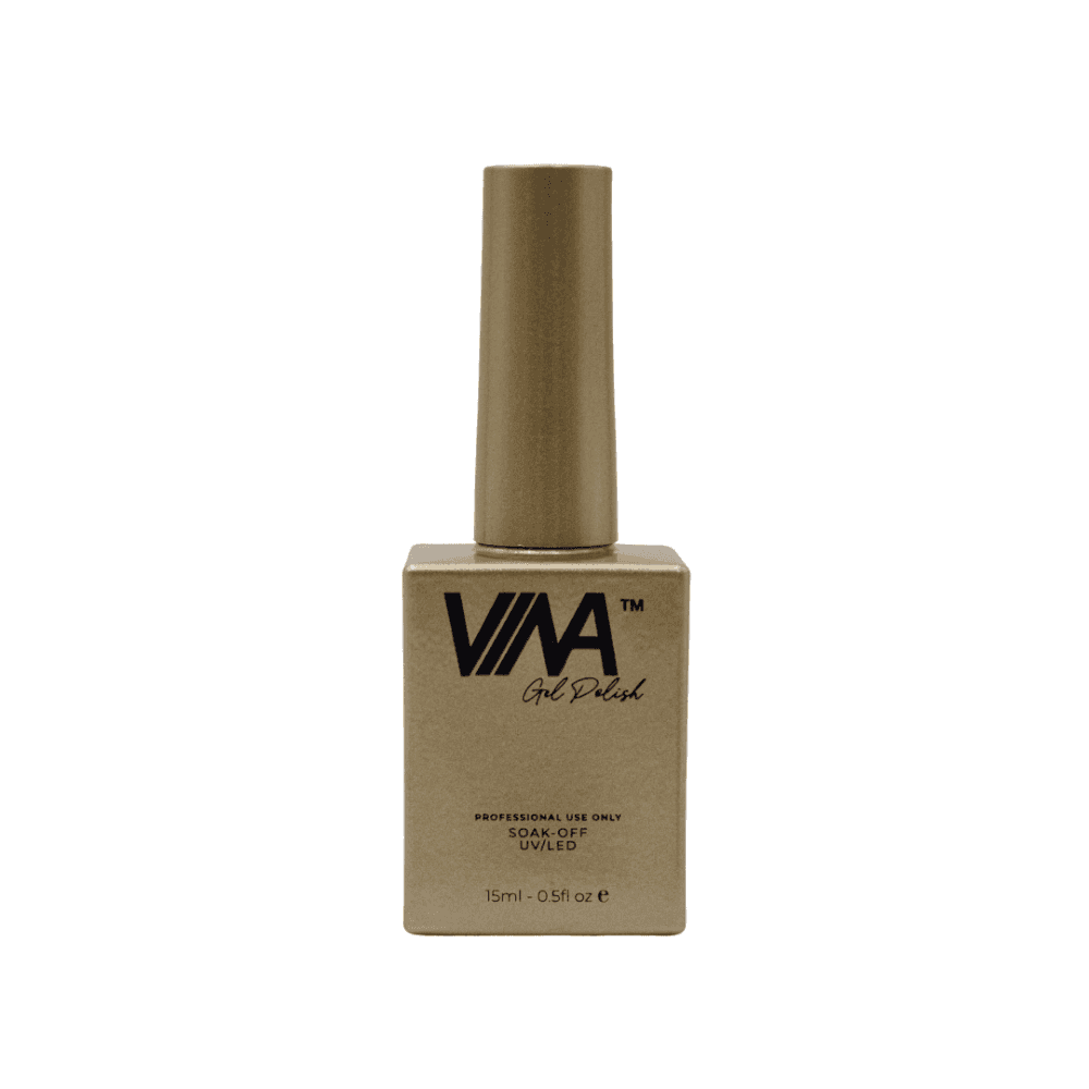 VINA Gel Polish 15ml - Platinum Glitter (Gold)