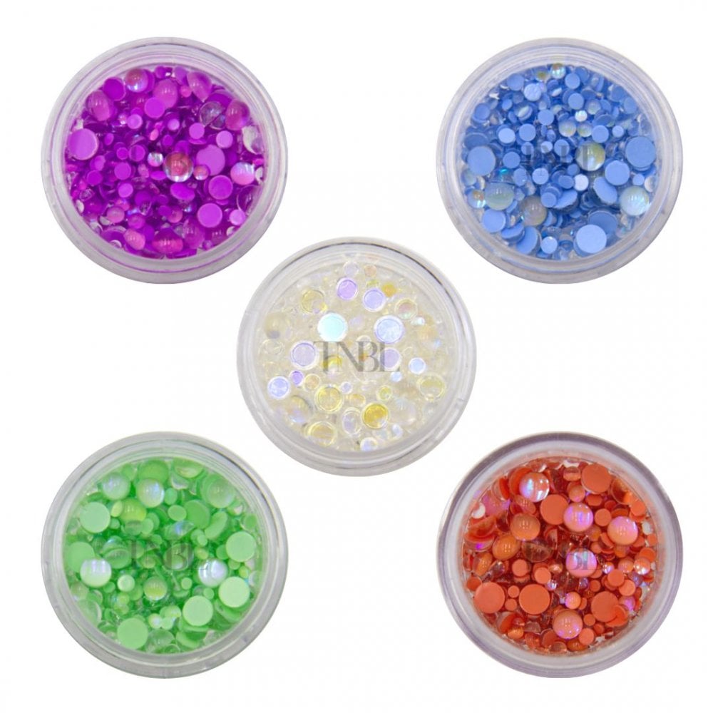 3D Stack Oval Mermaid Drops 5 Colours