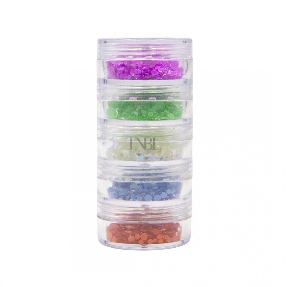 3D Stack Oval Mermaid Drops 5 Colours