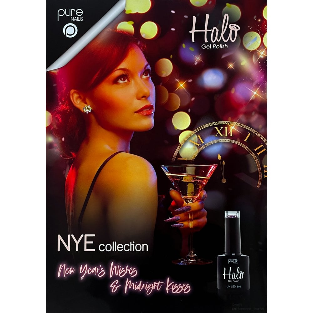 HALO Salon Poster Size A2 - NYE Collection