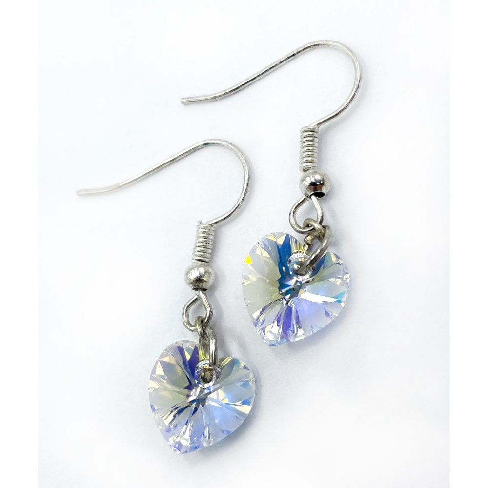 SWAROVSKI 6229 Heart AB Earrings