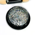 Chrome Flakes Pot - Silver Holo