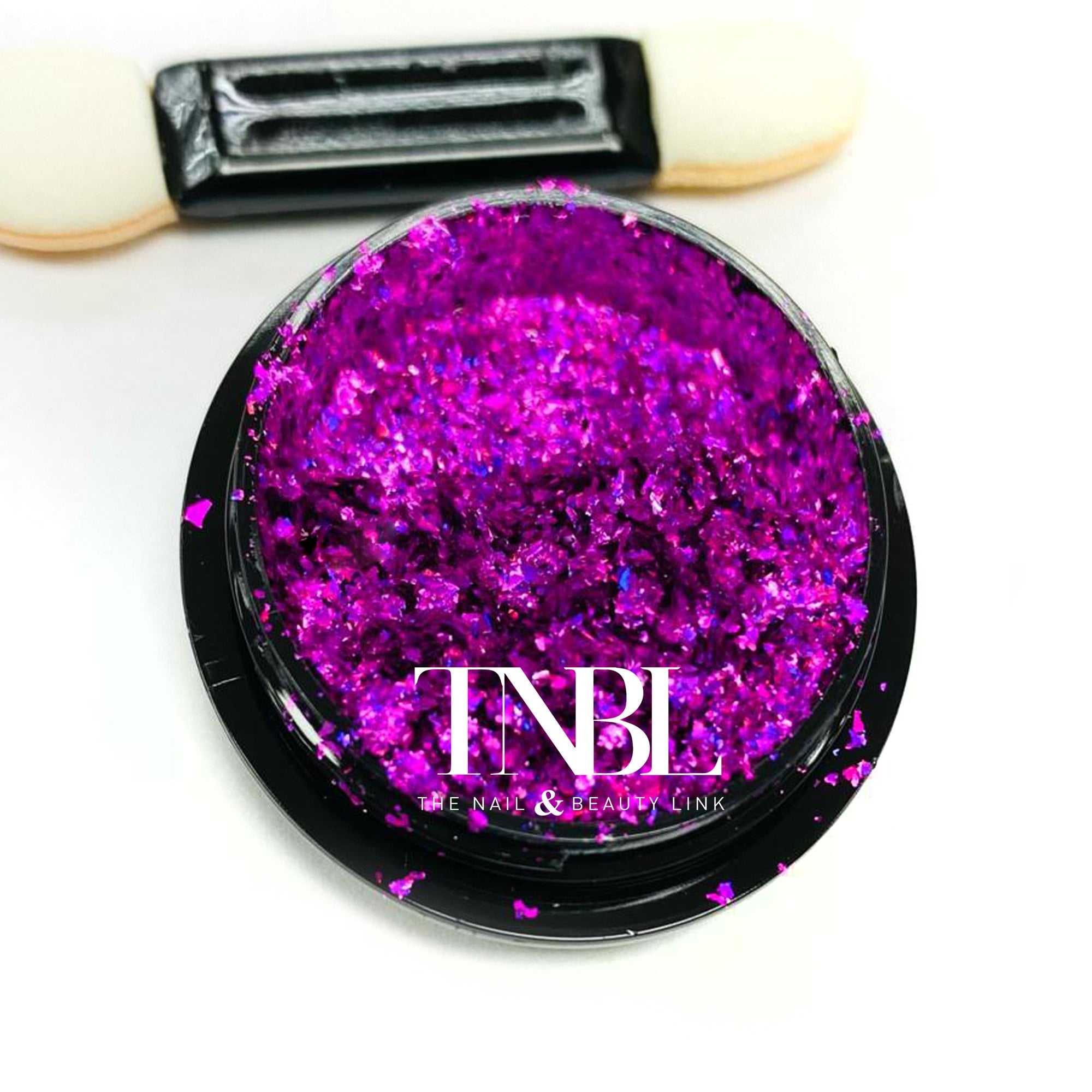 Chrome Flakes Pot - Purple