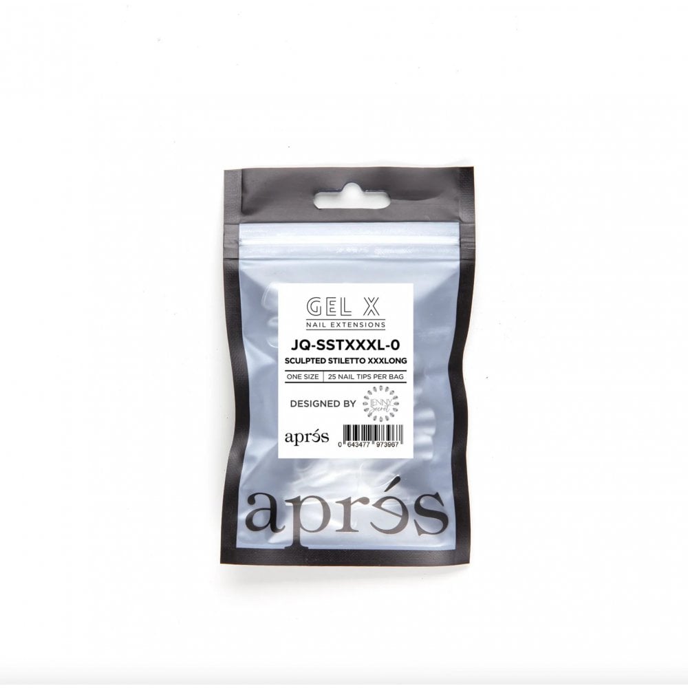 APRES Refill Tips - Jenny Secret Sculpted Stiletto Extra Extra X-Long