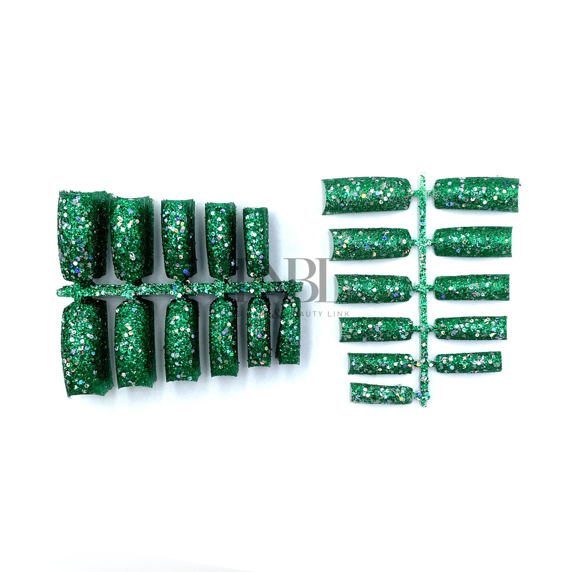 Glitter Nail Tips 110pcs #17