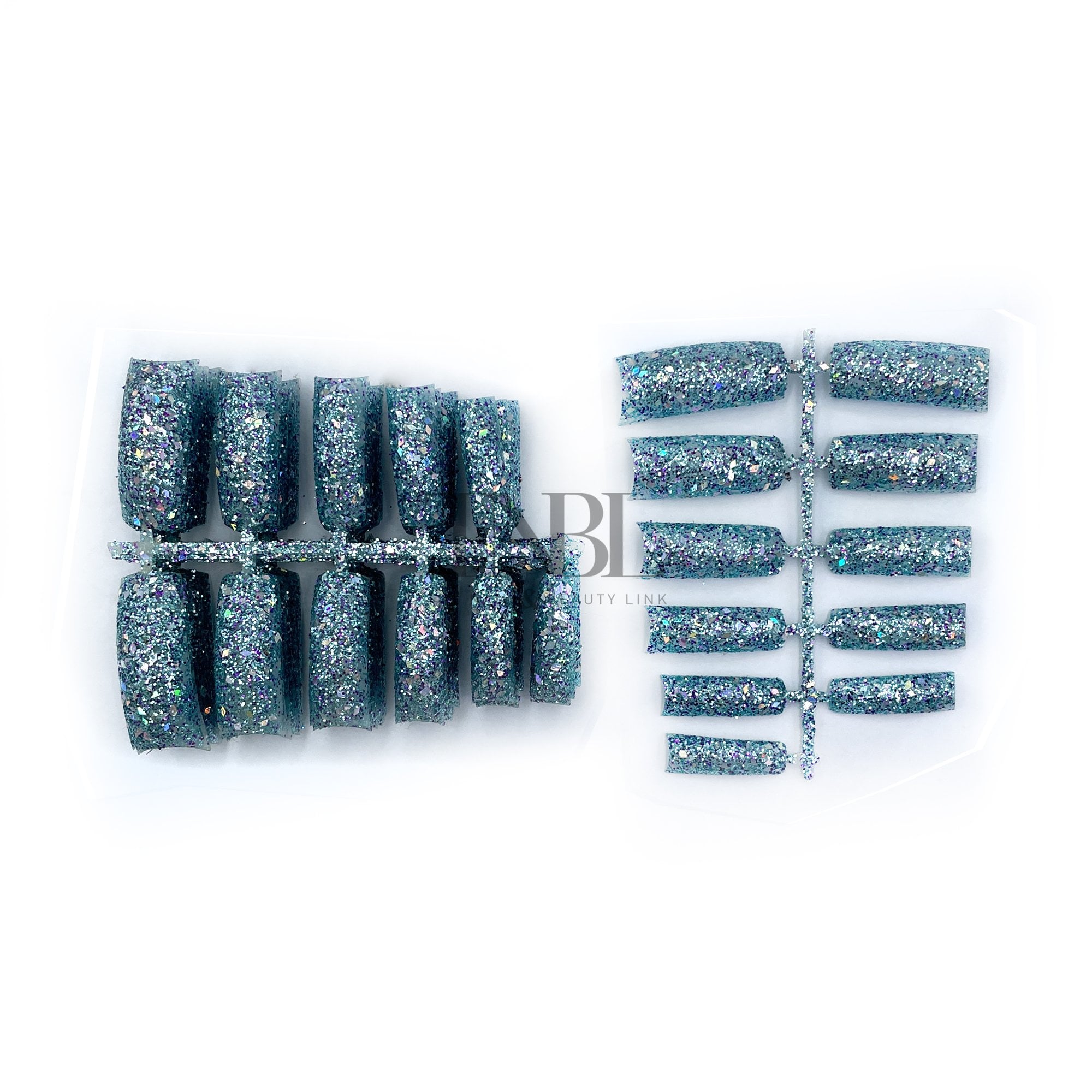 Glitter Nail Tips 110pcs #21