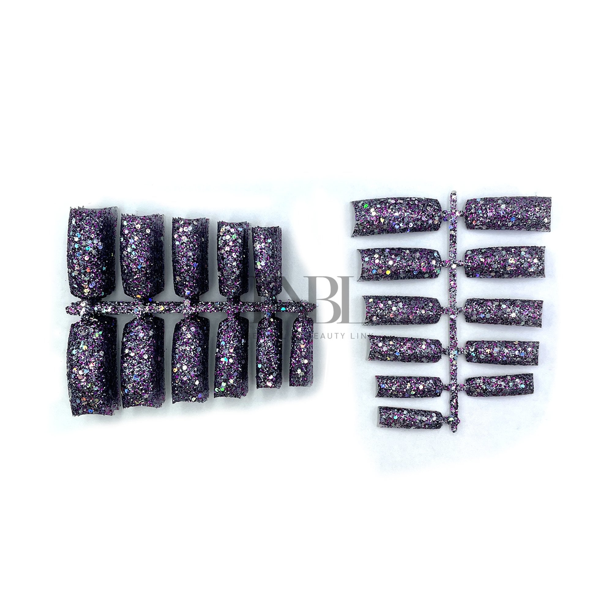 Glitter Nail Tips 110pcs #24
