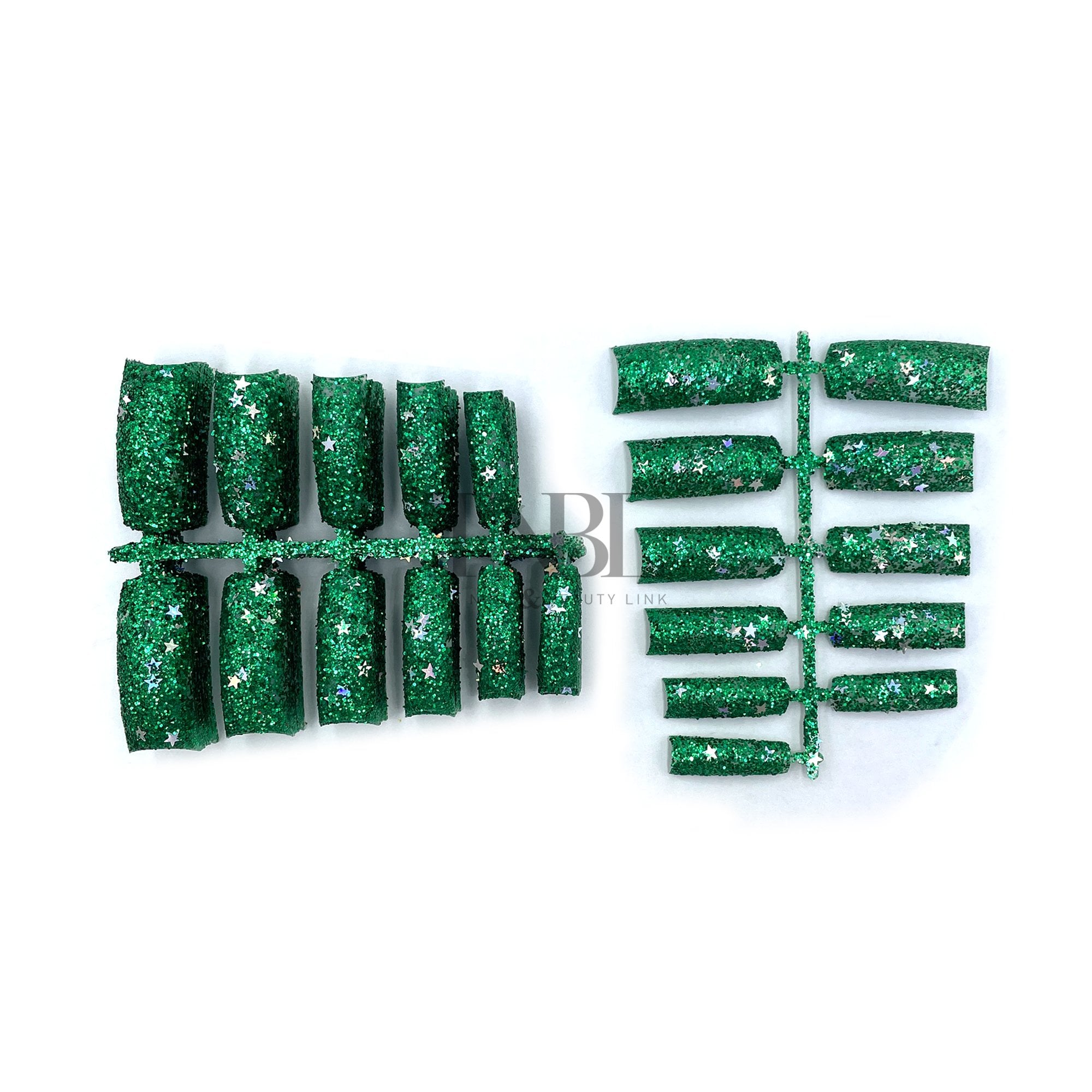 Glitter Nail Tips 110pcs #30