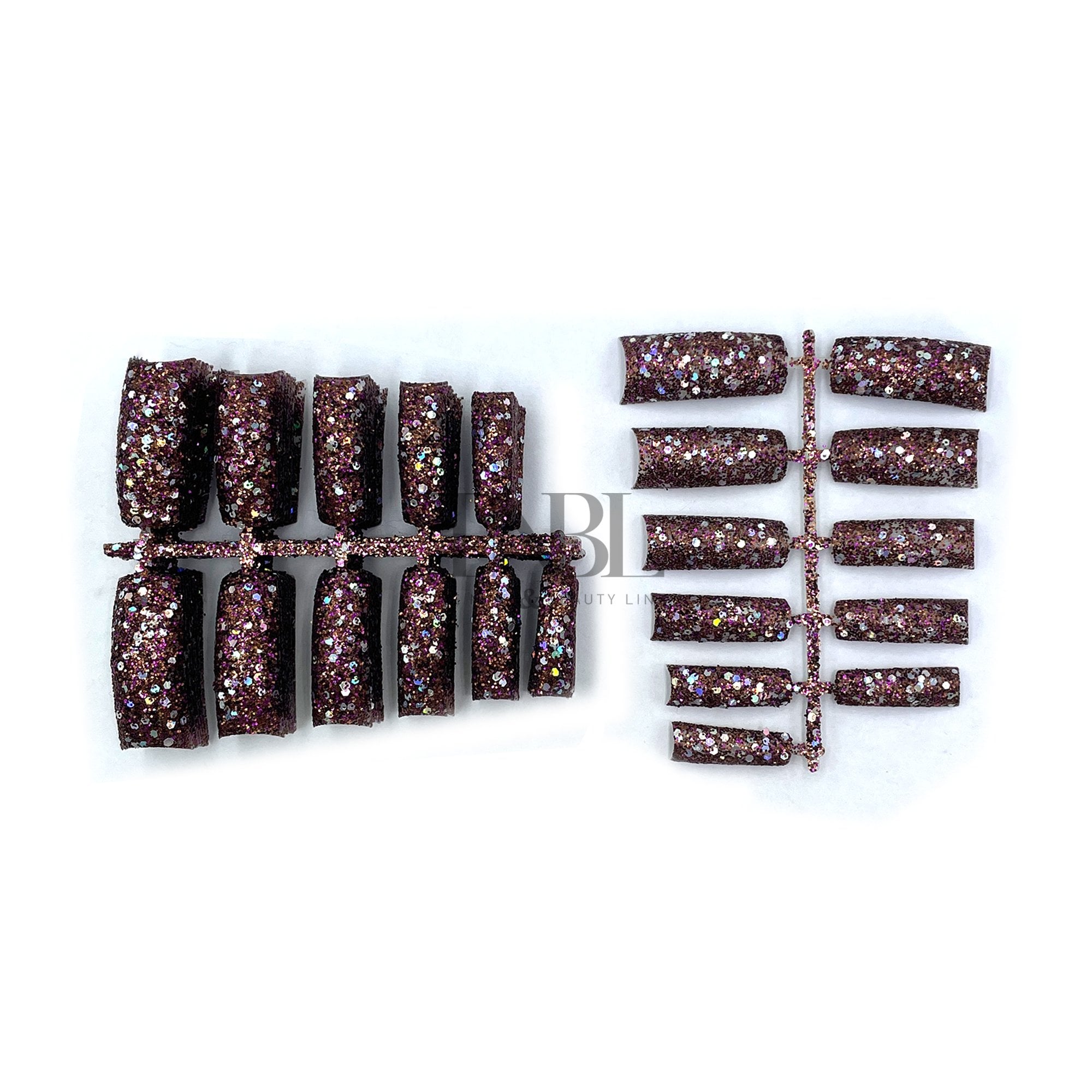 Glitter Nail Tips 110pcs #34