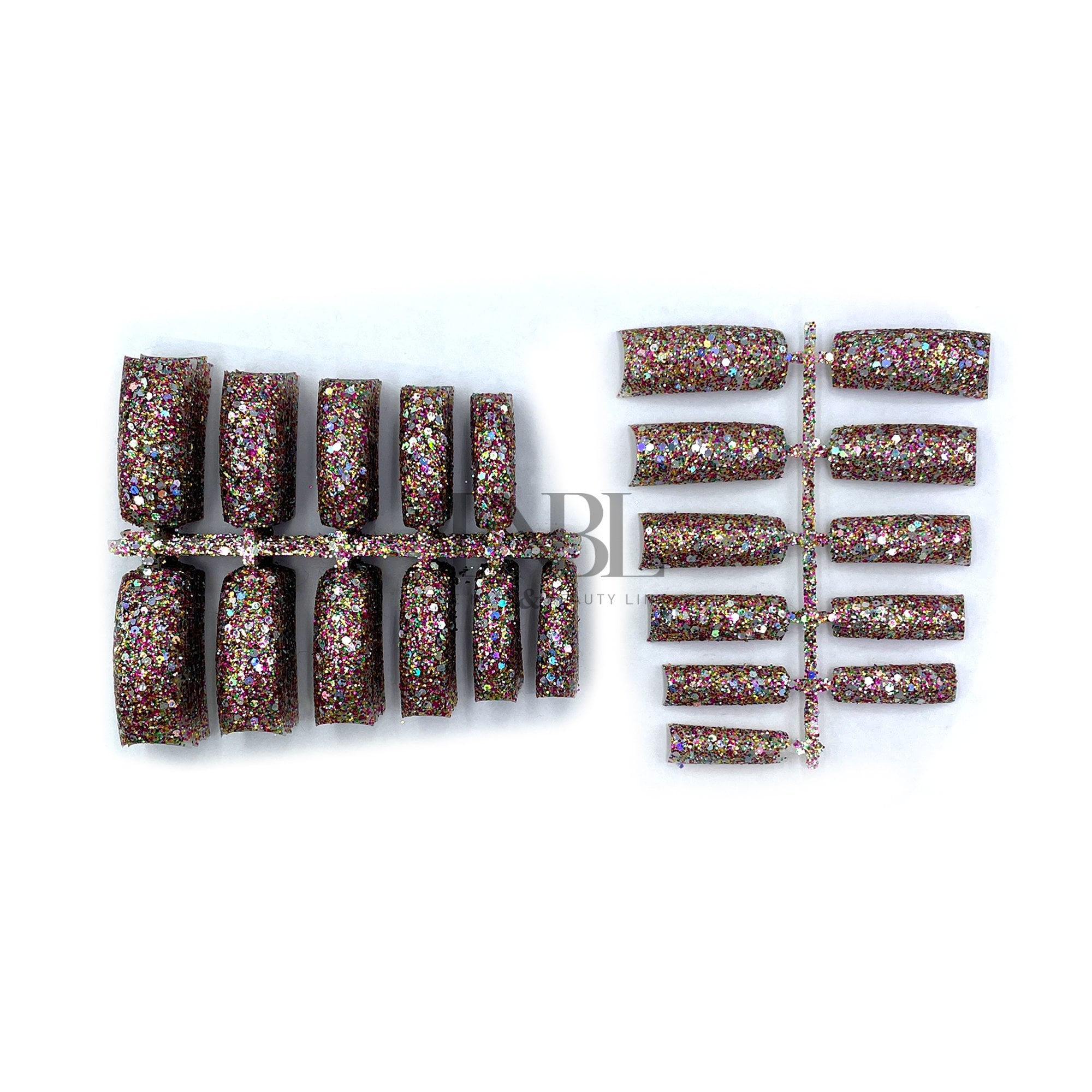 Glitter Nail Tips 110pcs #37