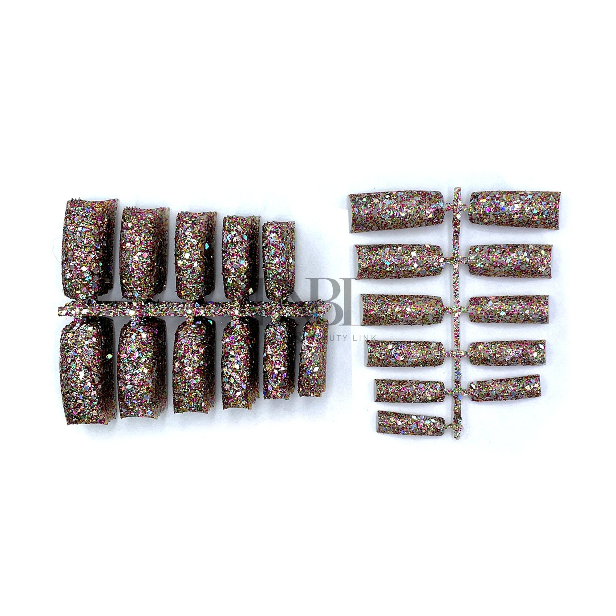Glitter Nail Tips 110pcs #56