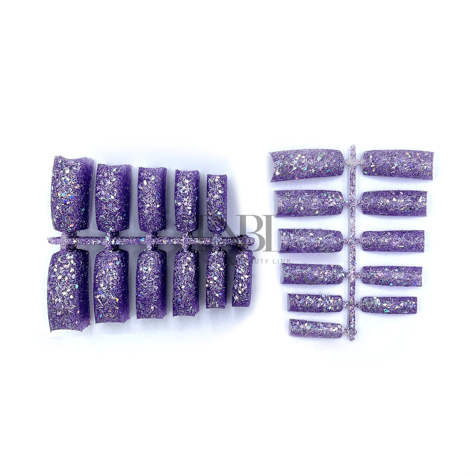 Glitter Nail Tips 110pcs #62