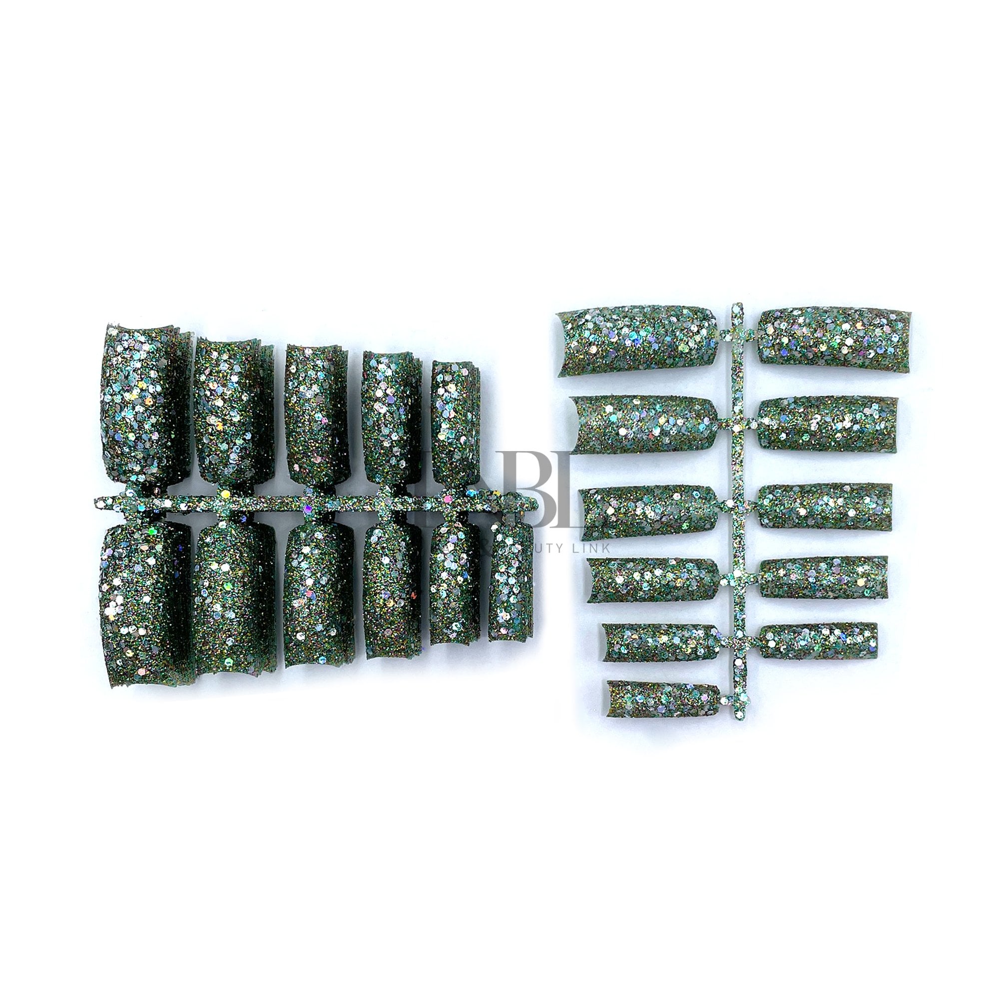 Glitter Nail Tips 110pcs #63