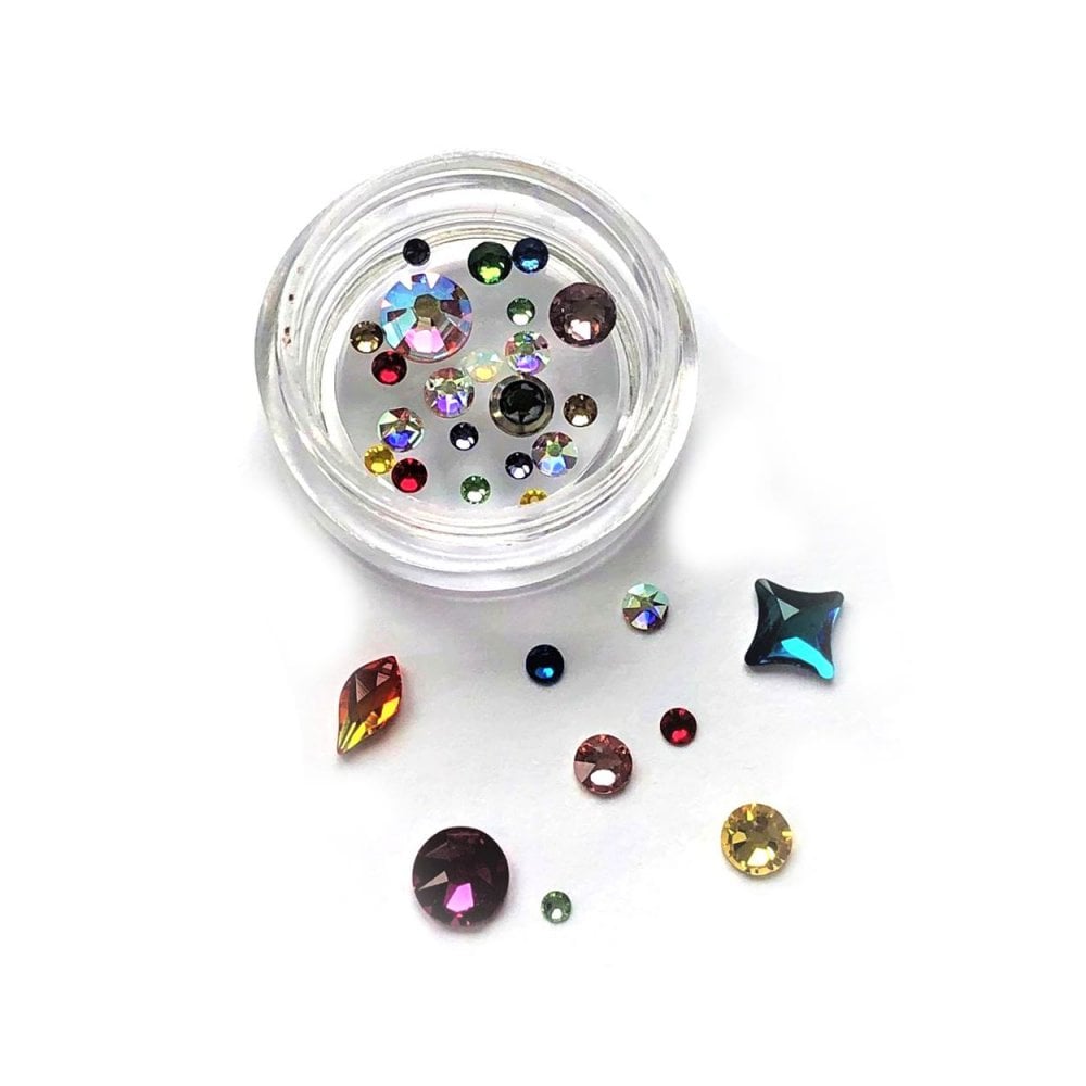 SWAROVSKI Nail Art Pot - Assorted Shapes & Crystals 30pcs