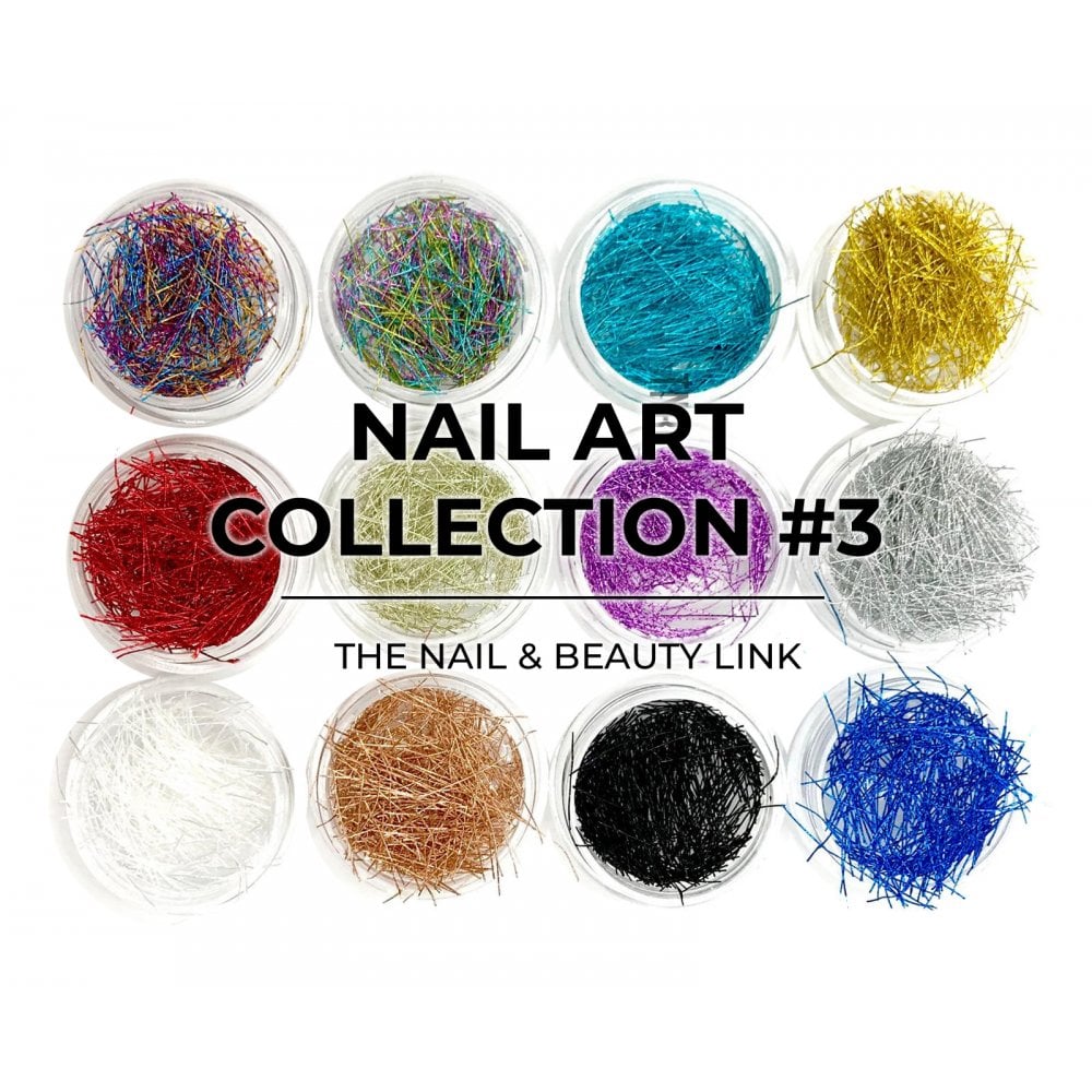 Nail Art Collection Set #3 -  Angel Hair 6/12PCS