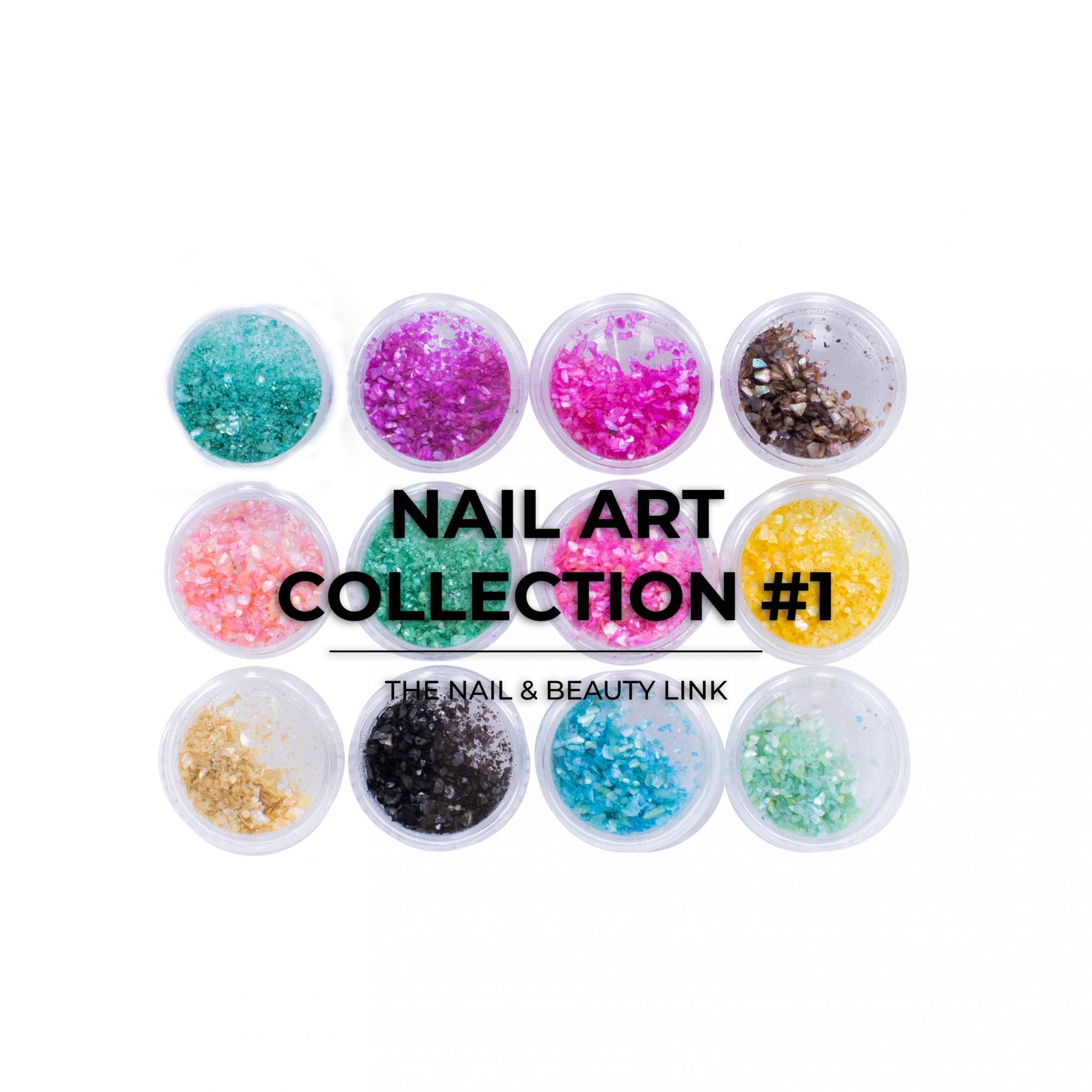 Nail art Collection #1 - Crushed Seashell 6/12PCS