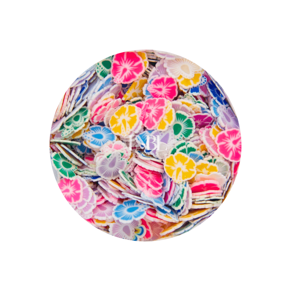 Fimo Nail Art Pot - FLOWERS